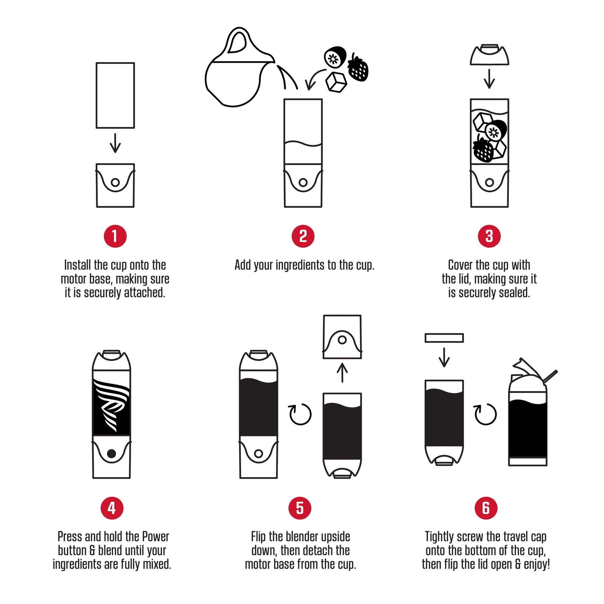 ZoomJuice™ Portable Personal Blender,
